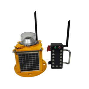QCL590-L-S-RE-XX LED Portable Radio Controlled Solar Runway Edge Light